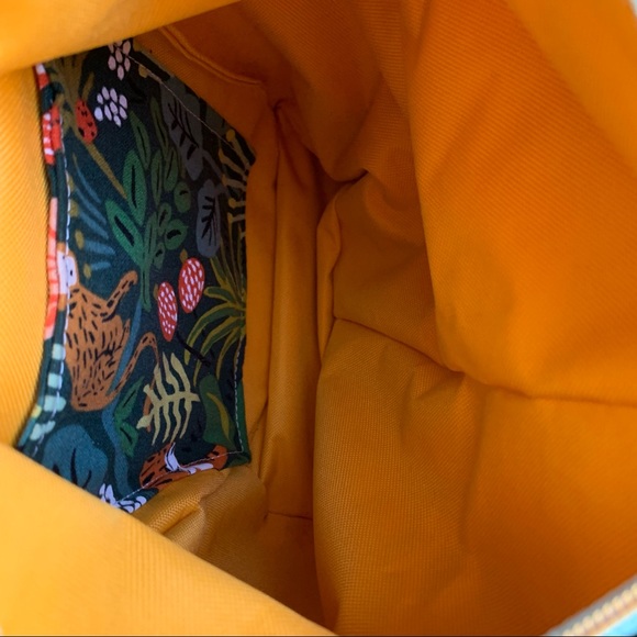 TwoLeos Design Jungle Print Canvas Backpack - Picture 7 of 8